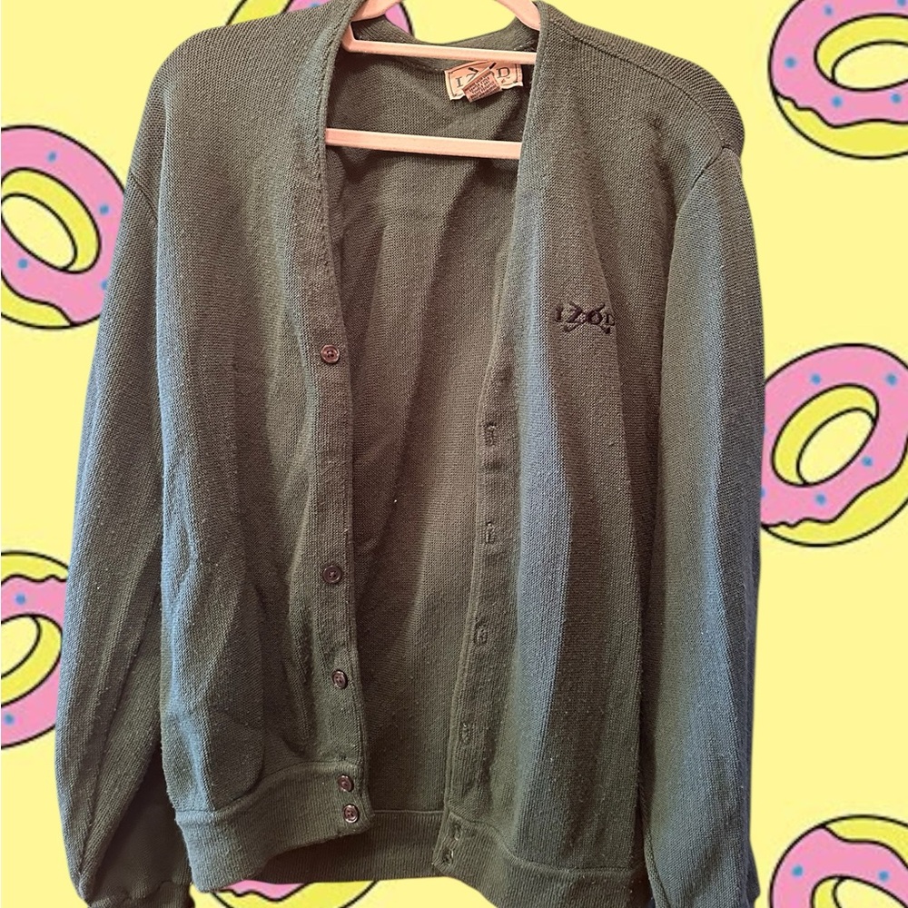 Oversized Golf Cardigan